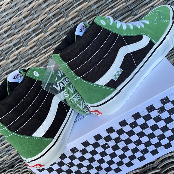 Vans Skate Sk8-Hi Juniper/Black MENS - Picture 15 of 16